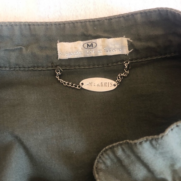 Fashion Army Green Army Jacket 100% Cotton - Picture 11 of 13